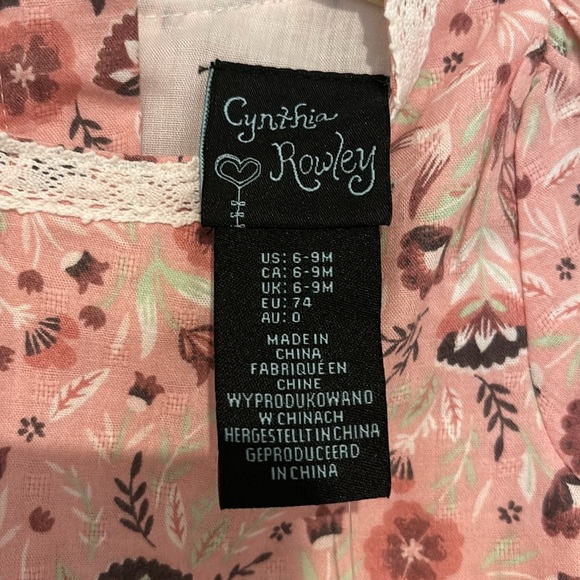 Cynthia Rowley 6-9 month dress NWT - Picture 4 of 4